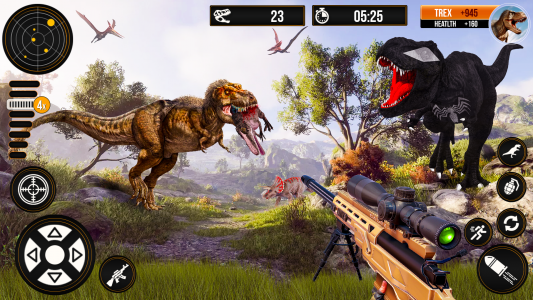 اسکرین شات بازی Dino Hunter Zoo Dinosaur Games 4