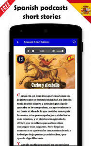 اسکرین شات برنامه Spanish Podcasts short stories 2