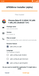 اسکرین شات 4 برنامه APKMirror Installer (Official)