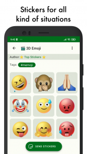 اسکرین شات 4 برنامه Pop Stickers - Sticker Maker