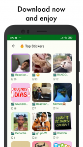 اسکرین شات 6 برنامه Pop Stickers - Sticker Maker