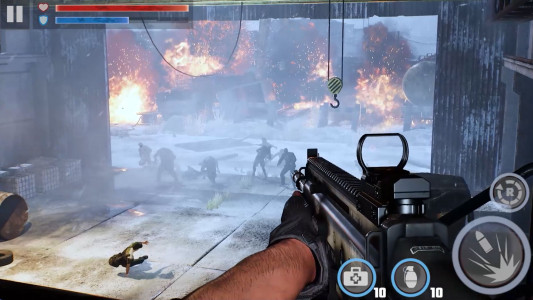 اسکرین شات 1 بازی Fire Apocalypse: Zombie Games
