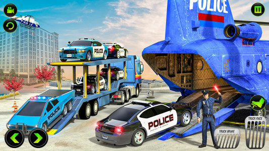 اسکرین شات برنامه US Police CyberTruck Car 2
