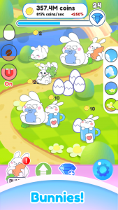اسکرین شات بازی Lucky Bunny - Evolution Game 1