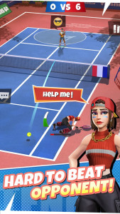 اسکرین شات بازی Tennis Go: World Tour 3D 4