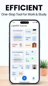 اسکرین شات 3 برنامه LightPDF Scanner: Scan & OCR