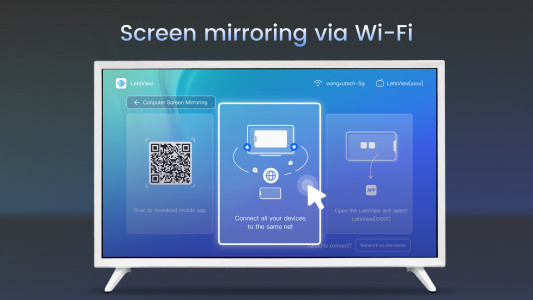 اسکرین شات برنامه LetsView TV: Screen Mirroring 3