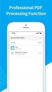 اسکرین شات برنامه ApowerPDF Editor 4