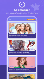 اسکرین شات برنامه AI Enlarger: for Photo & Anime 1
