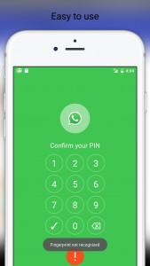 اسکرین شات برنامه Fingerprint PassCode App Lock 6