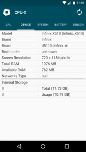 اسکرین شات برنامه CPU-X 3