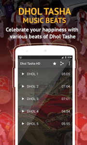 اسکرین شات برنامه Dhol Tasha HD 1