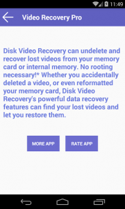 اسکرین شات برنامه Disk Video Recovery 5