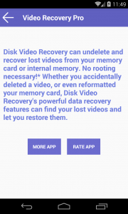 اسکرین شات برنامه Disk Video Recovery 5