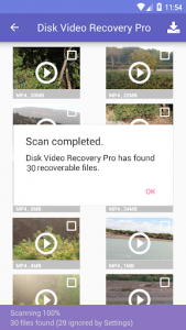 اسکرین شات برنامه Disk Video Recovery Pro 4