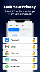 اسکرین شات 1 برنامه App Lock - Lock app & Pin lock
