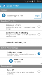 اسکرین شات برنامه Cloud Printer - Smart printing 6