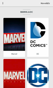 اسکرین شات برنامه Marvel&Dc 1