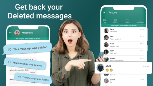 اسکرین شات 6 برنامه RDM: Deleted Messages Recovery