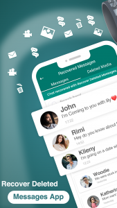 اسکرین شات برنامه Recover Deleted Messages App 1