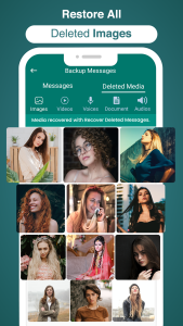 اسکرین شات 3 برنامه Recover Deleted Messages App