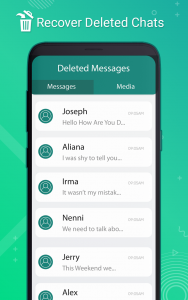 اسکرین شات برنامه Recover Deleted Messages WA 2