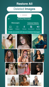 اسکرین شات 3 برنامه Recover Deleted Messages App