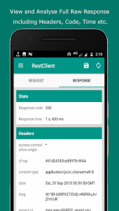 اسکرین شات برنامه Rest Client - Test REST API with your phone 4