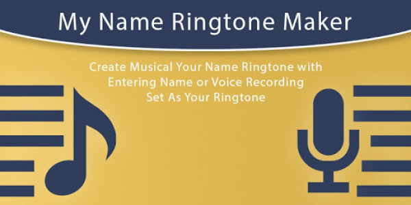 اسکرین شات برنامه My Name Ringtone Maker - Voice Name Ringtone 1