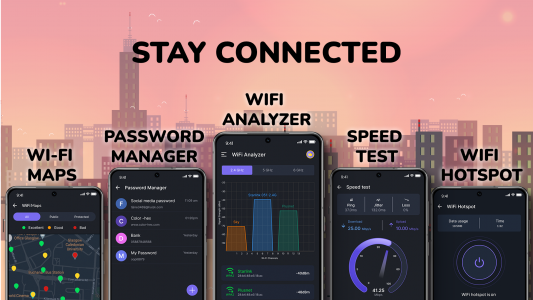 اسکرین شات برنامه WiFi Password Map & Analyzer 2