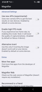 اسکرین شات 5 برنامه Magnifier + Flashlight
