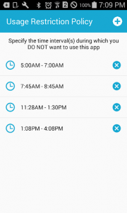 اسکرین شات برنامه Timeout - Control Your Smartphone Addiction 7