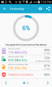 اسکرین شات برنامه Timeout - Control Your Smartphone Addiction 4