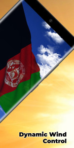اسکرین شات 2 برنامه Afghanistan Flag Live Wall