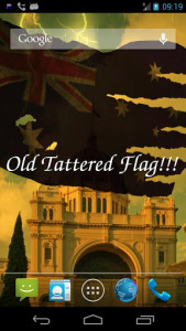 اسکرین شات برنامه 3D Australia Flag Live Wallpaper 8