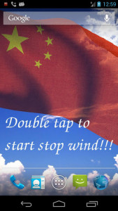 اسکرین شات برنامه China Flag Live Wallpaper 1