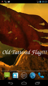 اسکرین شات برنامه China Flag Live Wallpaper 7