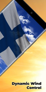 اسکرین شات 2 برنامه Finland Flag Live Wallpaper
