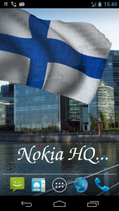 اسکرین شات برنامه Finland Flag Live Wallpaper 2