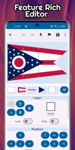 اسکرین شات 1 برنامه A+ Flag Maker