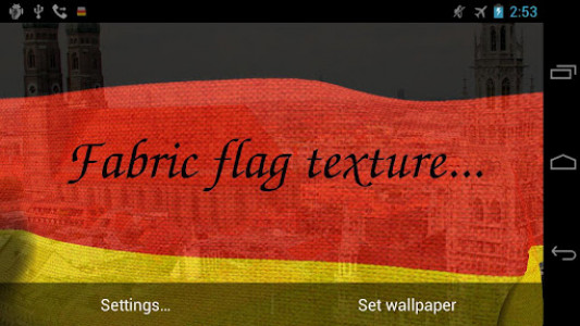 اسکرین شات برنامه Germany Flag Live Wallpaper 7