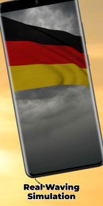 اسکرین شات 4 برنامه Germany Flag Live Wallpaper