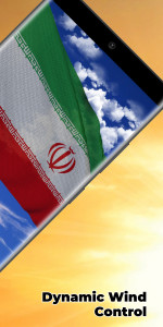 اسکرین شات 2 برنامه Iran Flag Live Wallpaper