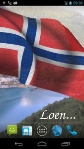 اسکرین شات برنامه Norway Flag Live Wallpaper 2