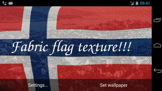 اسکرین شات برنامه Norway Flag Live Wallpaper 6