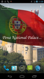 اسکرین شات برنامه Portugal Flag Live Wallpaper 4