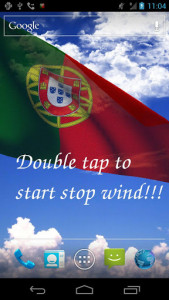 اسکرین شات برنامه Portugal Flag Live Wallpaper 2