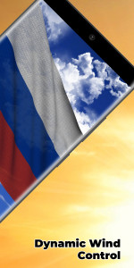 اسکرین شات 2 برنامه Russia Flag Live Wallpaper