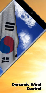 اسکرین شات 2 برنامه South Korea Flag Live Wall