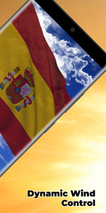 اسکرین شات 2 برنامه Spain Flag Live Wallpaper